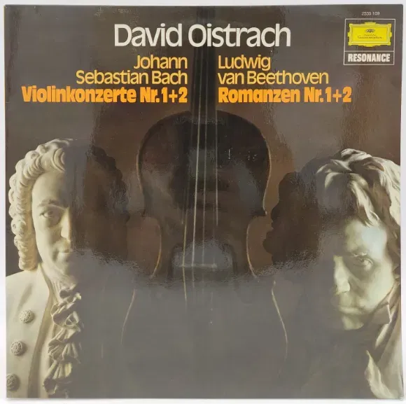 Vinyl LP - David Oistrach - Johann Sebastian Bach, Ludwig van Beethoven  - Bild 2