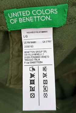 United Colors of Benetton Kinderschildkappe dunkelgrün Gr. L – Vorschau 3