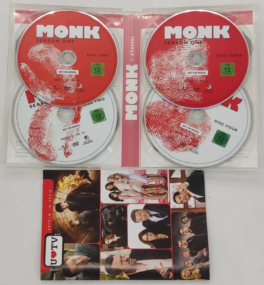 DVD 4 DIsc's "Monk" 1.Staffel mit Tony Shalhoub – Bild 3