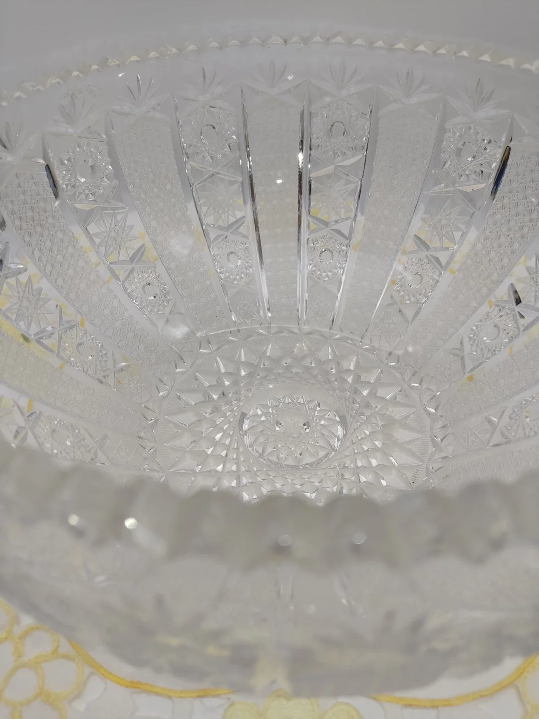 Bohemian Kristallglas-Schale „Queen’s Lace“ | Vintage-Klassiker – Bild 6