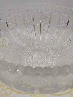 Bohemian Kristallglas-Schale „Queen’s Lace“ | Vintage-Klassiker – Vorschau 6