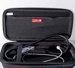 MED COMFORT QUALITY Flach-Stethoskop mit Tasche in schwarz - Bild 2