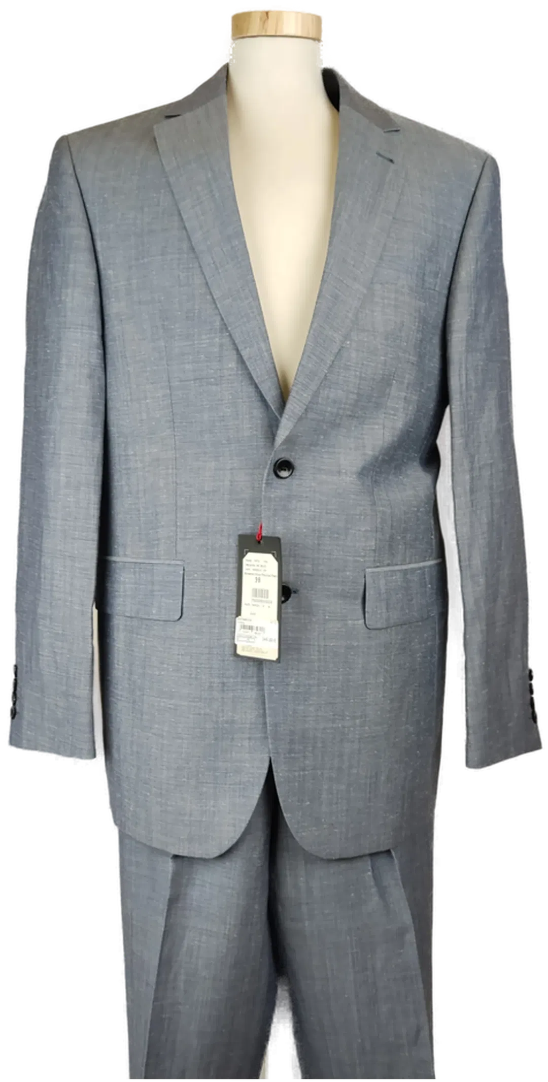 Teller Herrenanzug grau-98 lang o. M/L - Bild 1