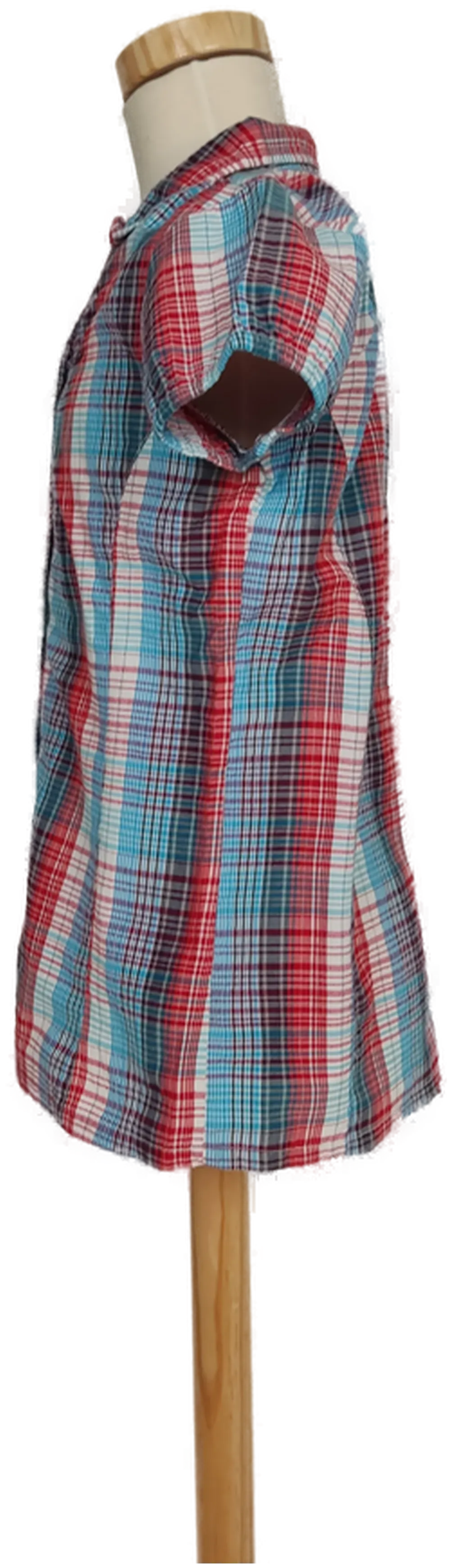 Icepeak Mädchen Bluse kariert weiß, blau, rot- 152 – Bild 3