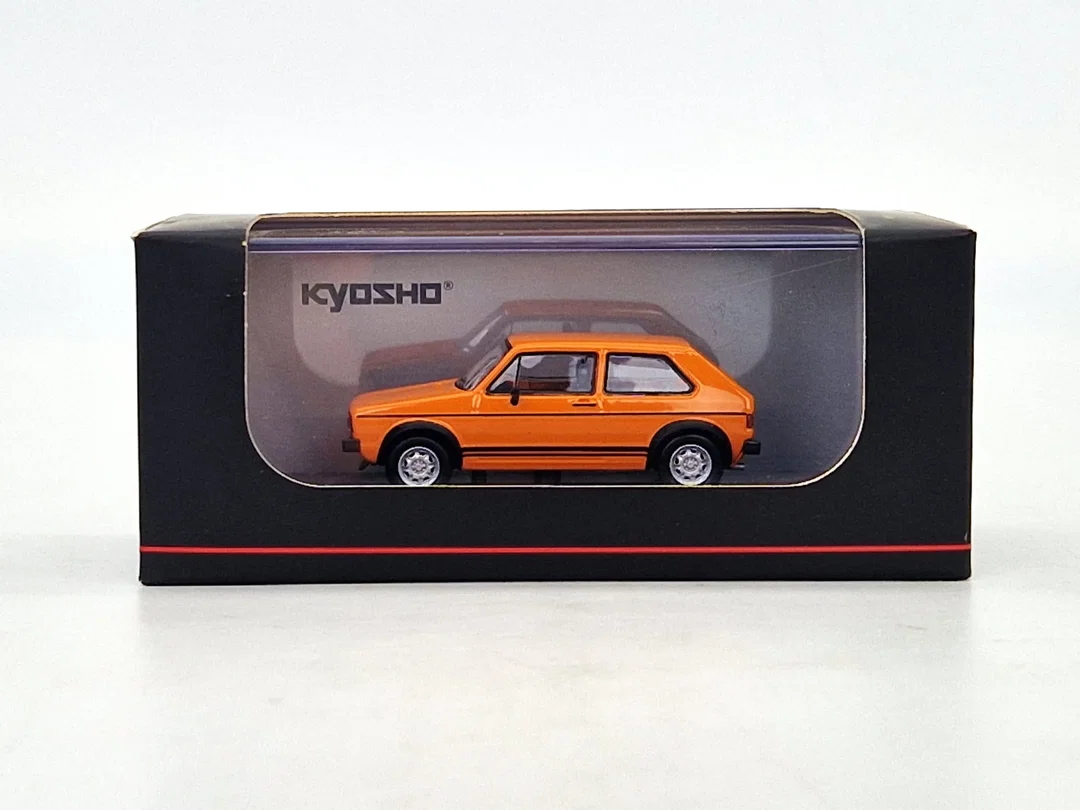 Kyosho Volkswagen Golf GTI (1976) - Orange - 1/64 - OVP (KS07050A8) – Bild 2