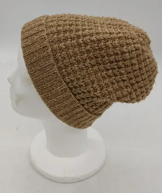 TCM Damenstrickhaube/mütze in beige – Bild 4