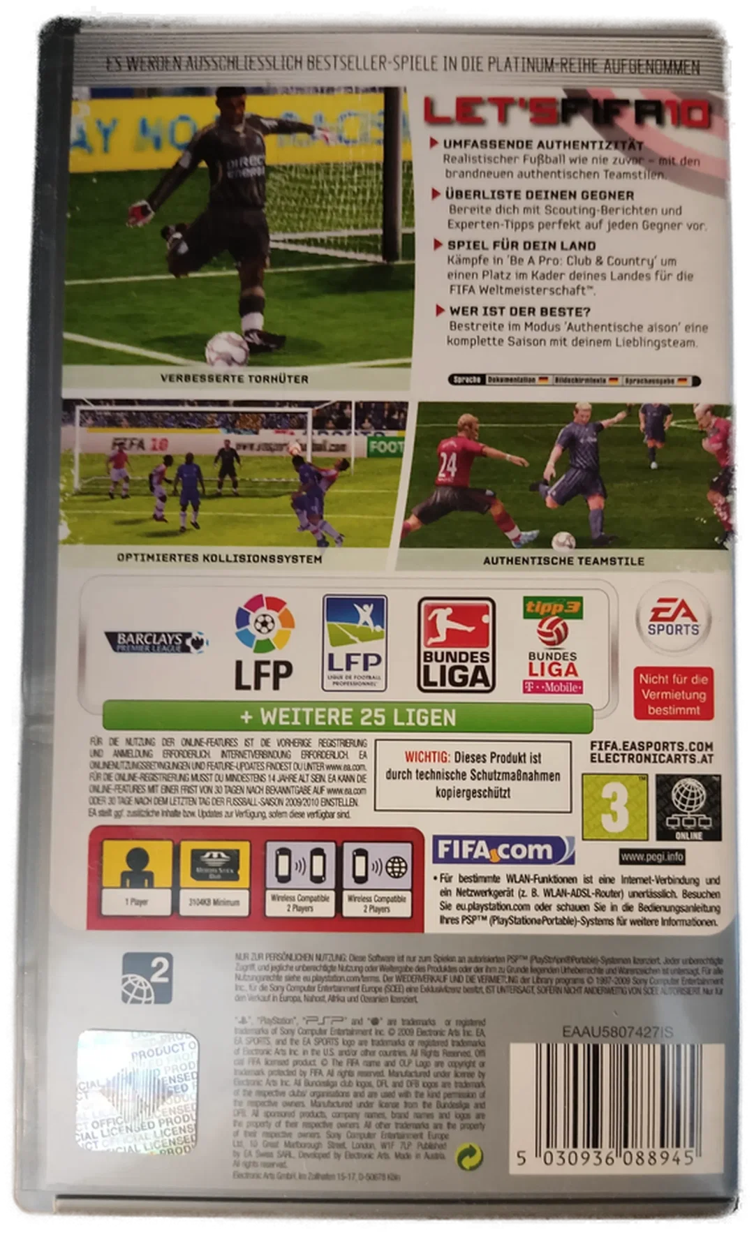 PSP FIFA 10 – Bild 2