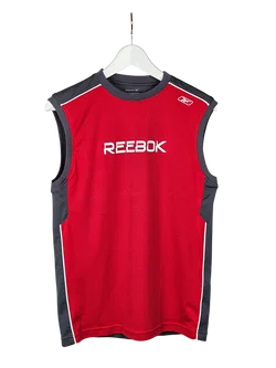 REEBOOK Herren Sportshirt, rot-grau - Gr. S - Bild 1