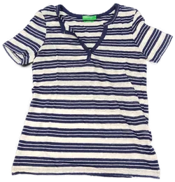 United Colors of Benetton Kindershirt blau/weiß Gr. XS/ECH - Bild 1