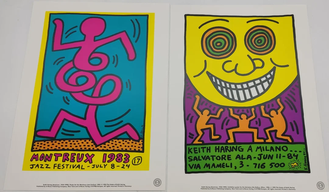 Kunstdruckmappe mit 12 Kunstdrucke 5 von Egon Schiele 4 von Keith Haring – Bild 9