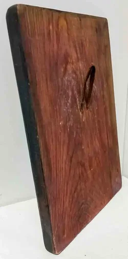 Sakrale Ikone Muttergottes mit Kind auf Echtholz ca. 20,5 x 28 cm - Bild 3