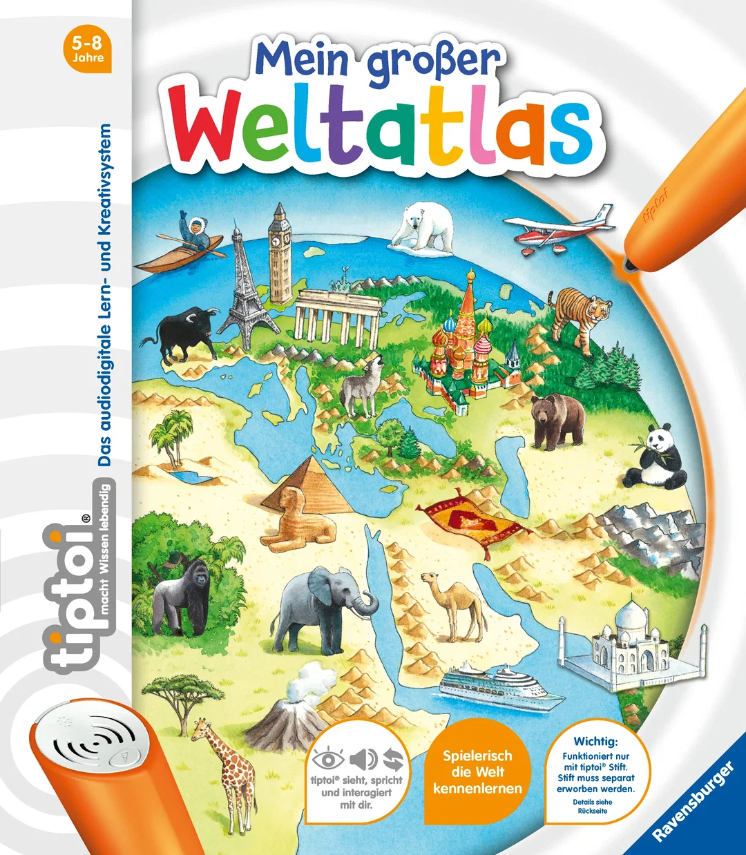 tiptoi® Mein großer Weltatlas - Ravensburger  – Bild 1