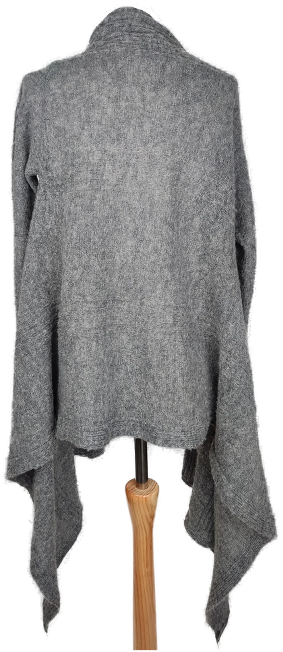 Benetton Damen Longjacke grau melè - S/36 – Bild 2