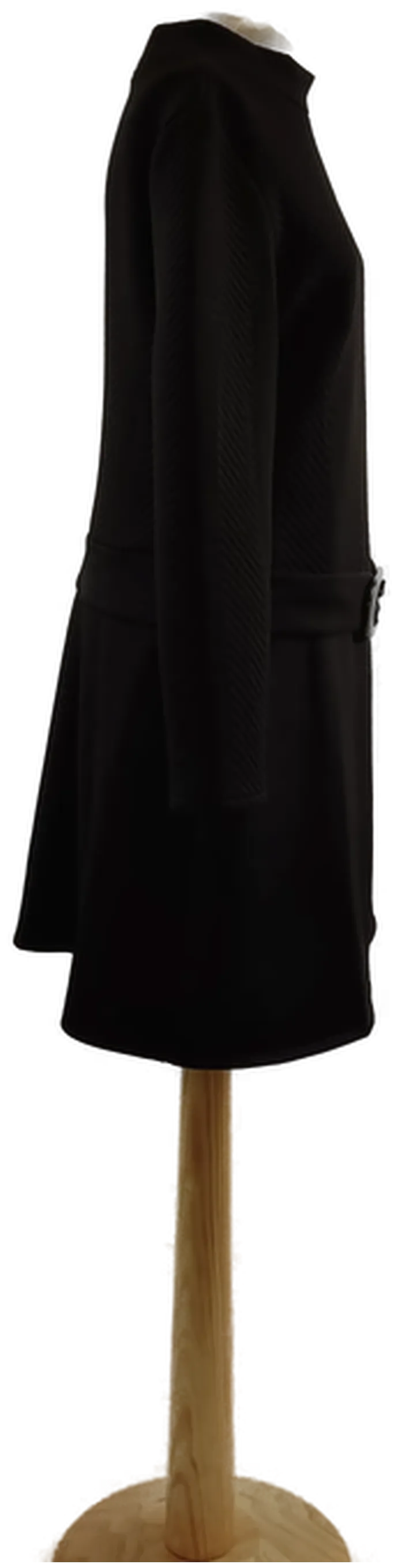 Schwarzes Minikleid in sehr guter Qualität, Größe EUR 38, Herbst – Bild 4