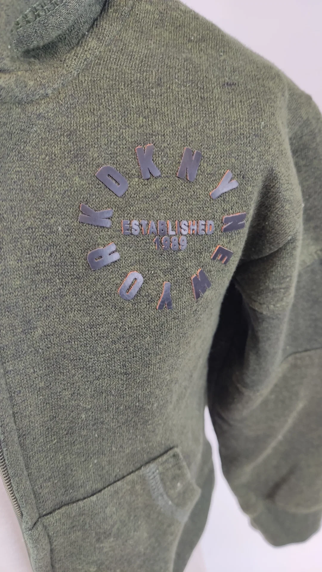 DKNY Kinder Kapuzenpullover grün - Gr. 5 Jahre – Bild 4