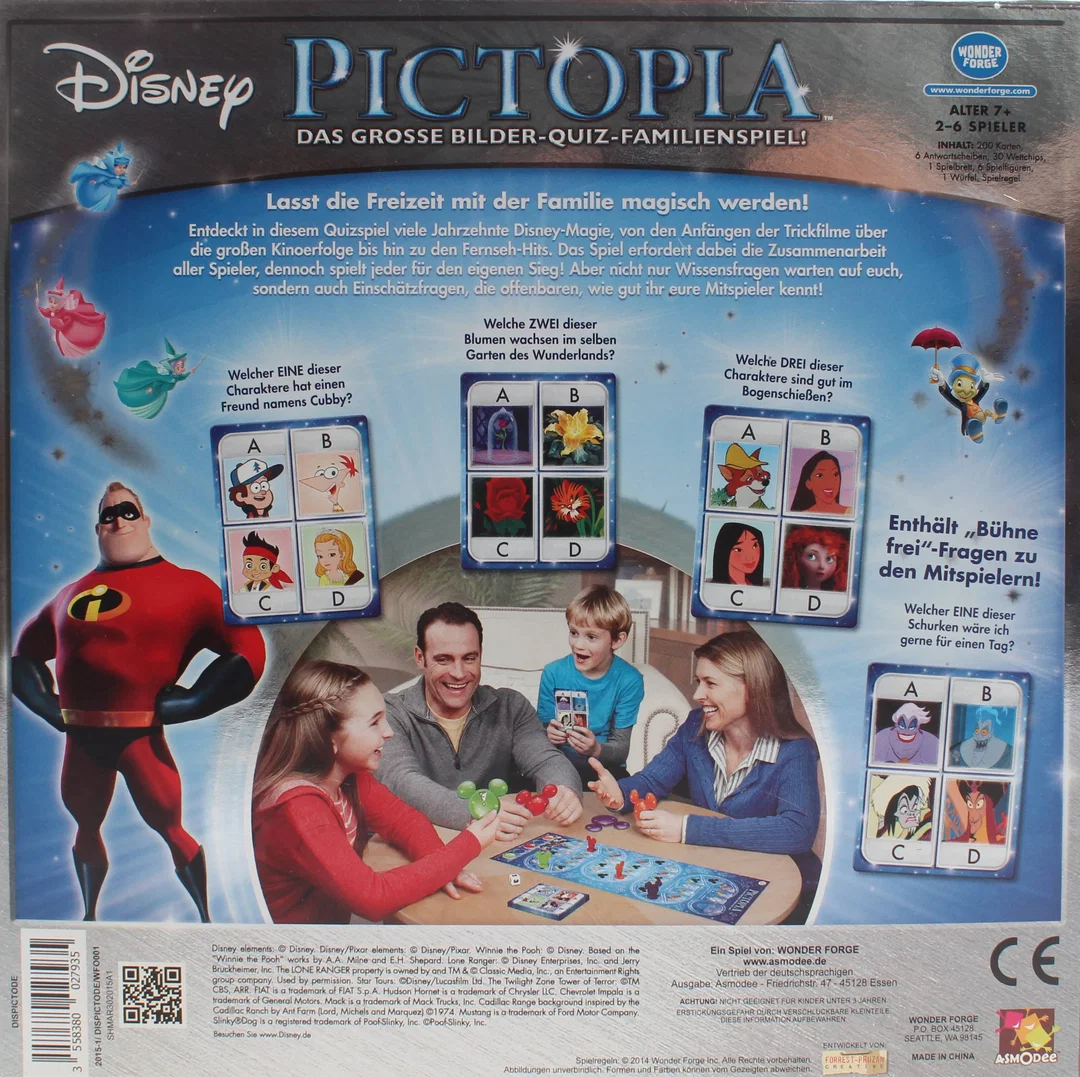 Disney Pictopia – Das große Bilder-Quiz-Familienspiel | 1000 Fragen | ab 7 Jahren – Bild 2