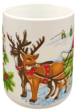 Weihnachtstasse gemustert - Bild 2