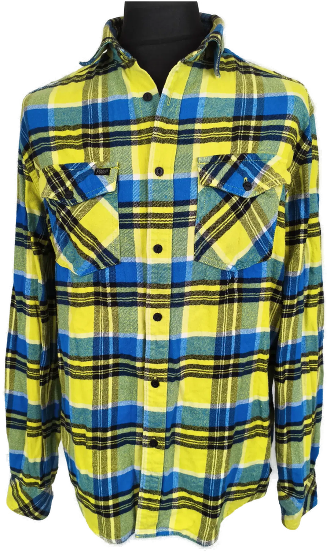 Flanellhemd Herren, Fox, Gr. L - Bild 4