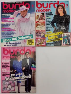 Burda Modezeitschrift 11 Hefte 1986 - Bild 3
