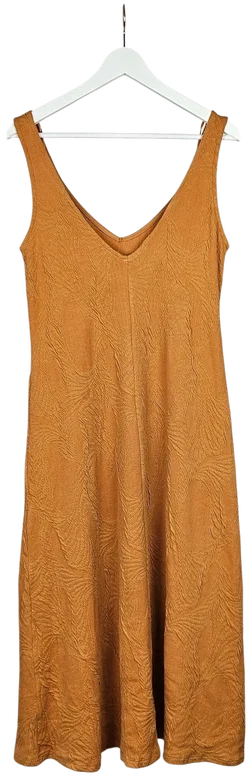 ZARA Damen Midikleid, braun - Gr. M - Bild 2