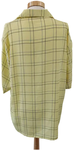 Biaggini Damen Bluse gelb/blau gestreift - L - Bild 3