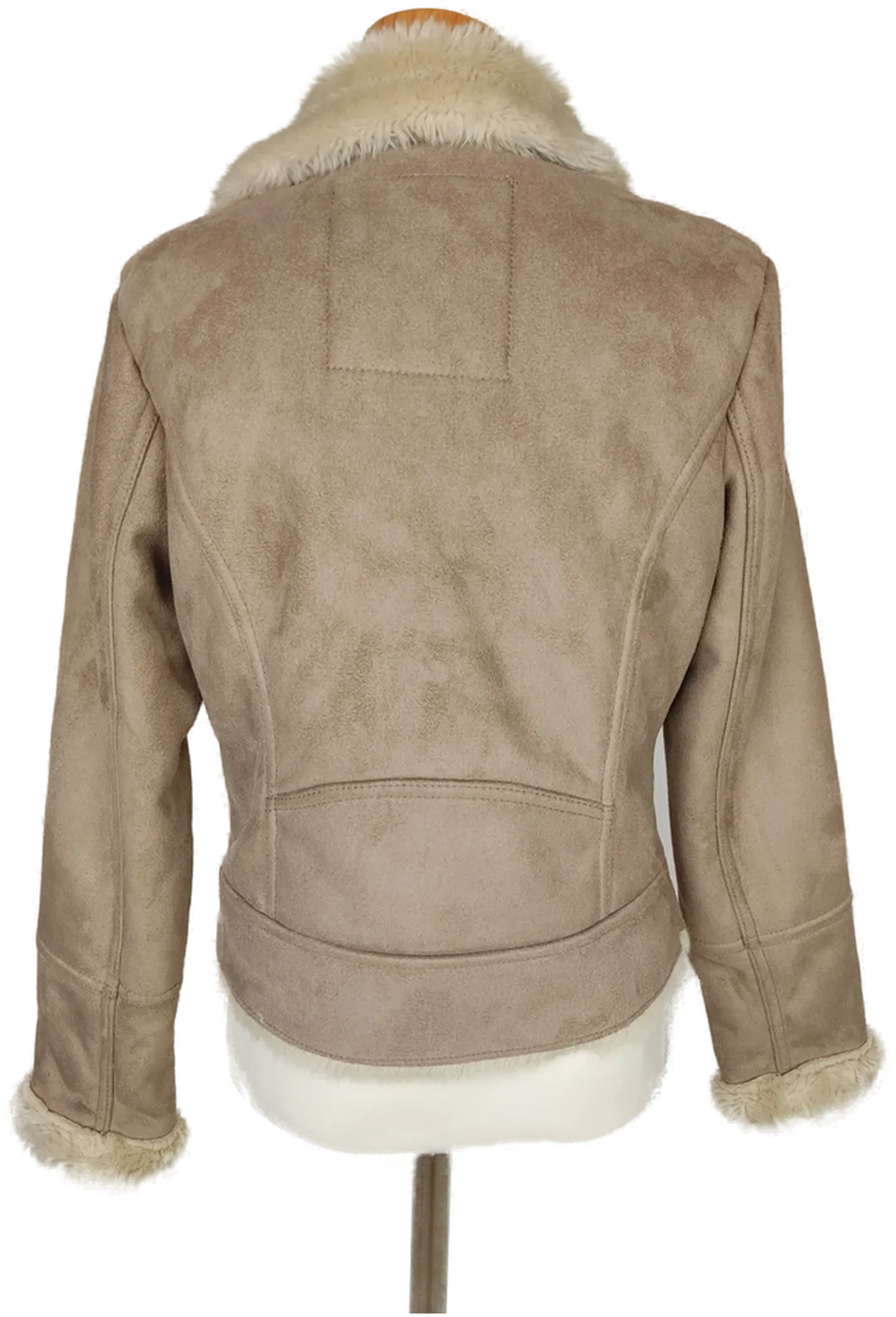 C&A Kurzjacke mit Pelzfutter braun - 146 – Bild 2