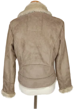 C&A Kurzjacke mit Pelzfutter braun - 146 - Bild 2