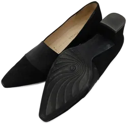 Peter Kaiser Damenschuhe Pumps Rauhleder schwarz - Gr. 38,5 - Bild 3