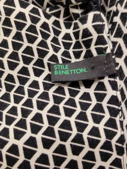 Midikleid Benetton Bedruckt Gr. 40 Viskose | Wie Neu - Bild 4