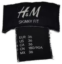 H & M Herrenhose weiß Gr.  W 36 - Bild 3