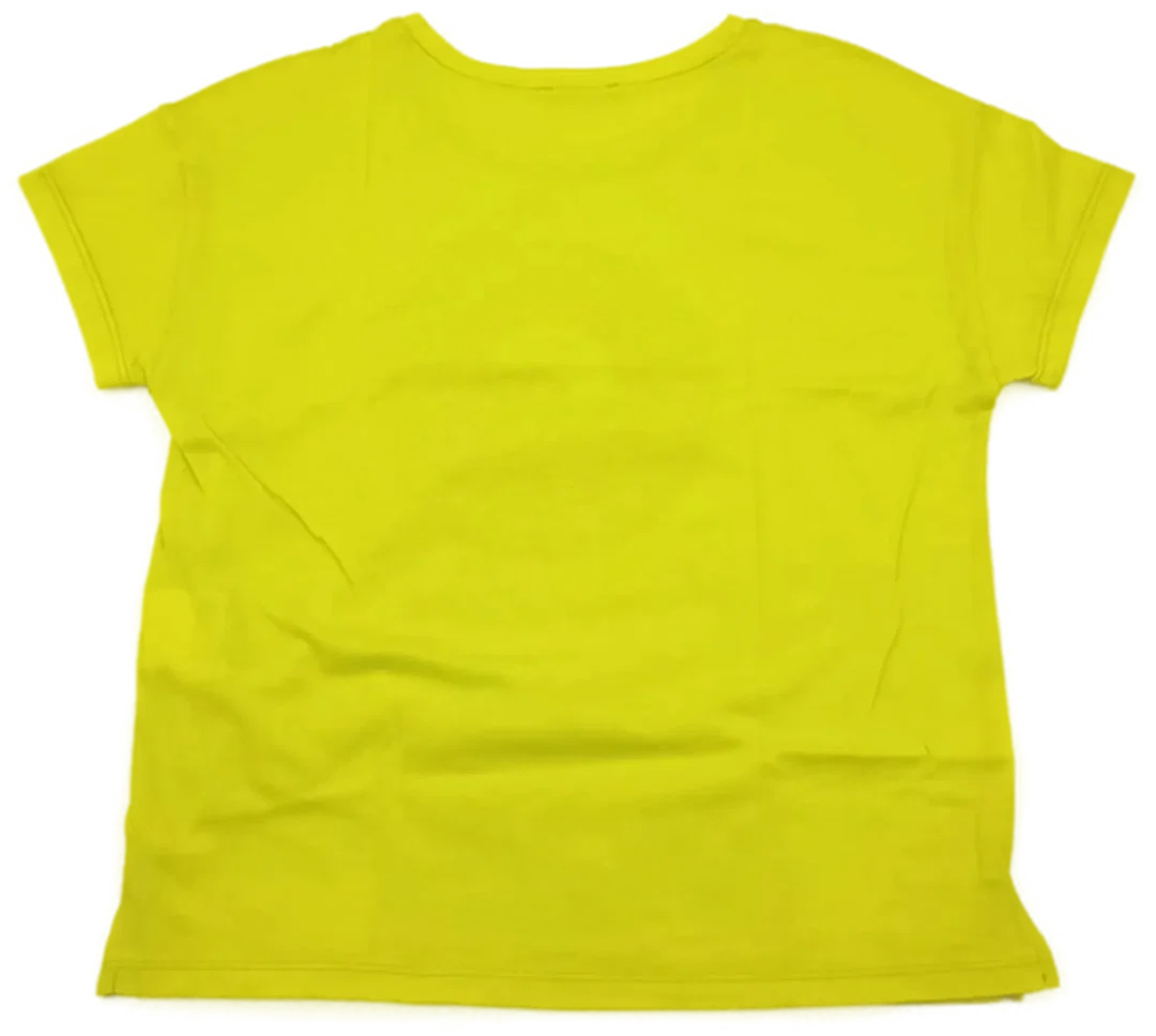 United Colors of Benetton Kindershirt neongelb Gr. XS – Bild 2