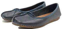 Clarks Artisan Ballerina blau Gr. 39 – Vorschau 1
