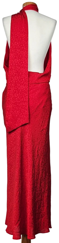 Zara Damen Maxikleid, rot - Gr. L  - Bild 2