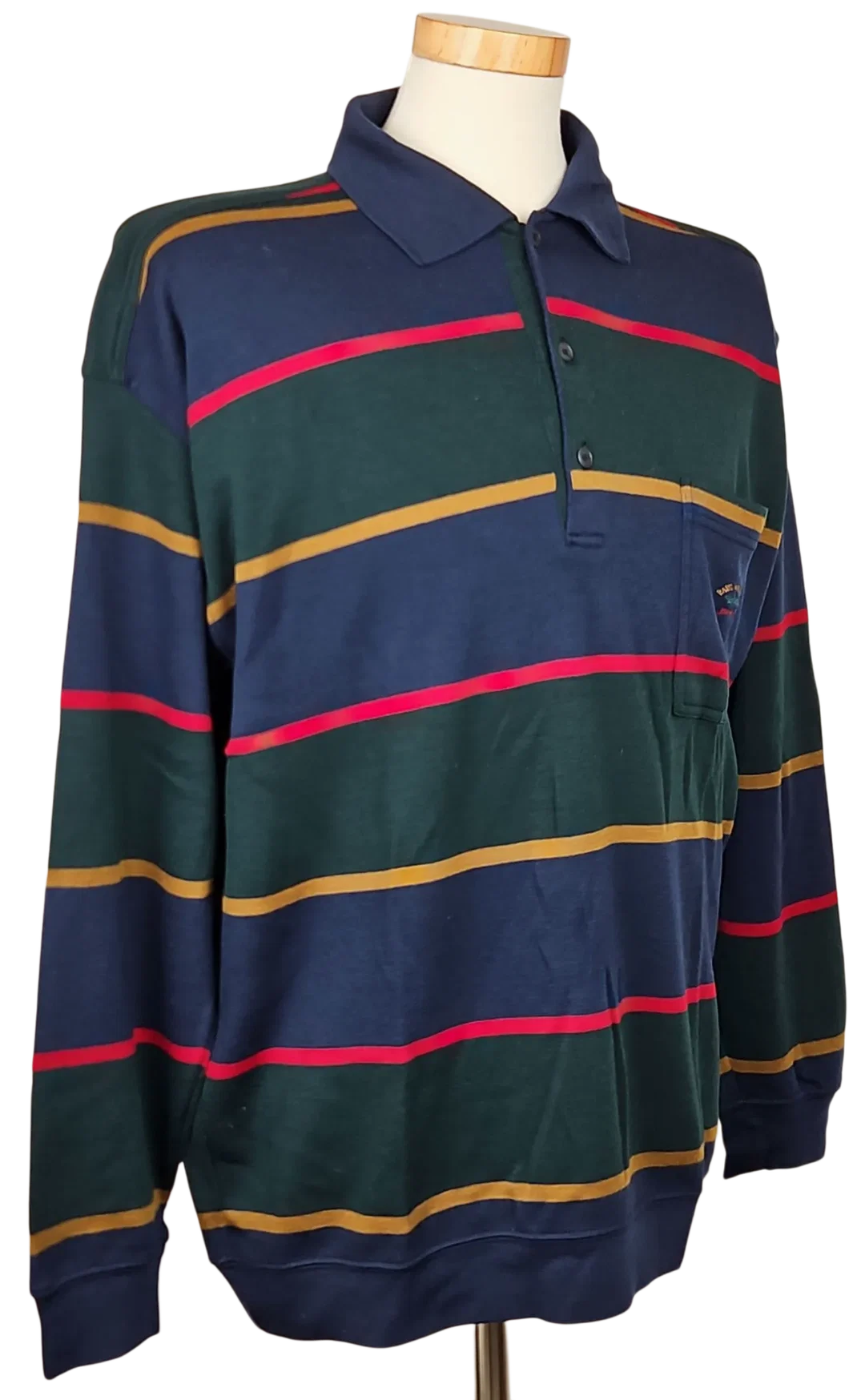 PAUL & SHARK Yachting Herren Wollpullover, blau/grün - Gr. XXL  – Bild 2
