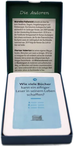 Buchquizzen – 50 Rätsel für Literaturkenner (arsEdition, Kartenspiel) - Bild 3