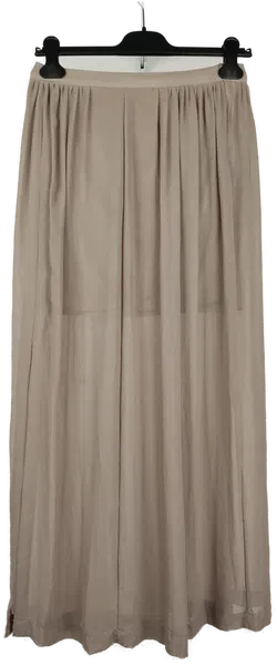 H&M Damenrock braun lang seitlich geschlitz - 36/S - Bild 2