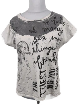 Damenshirt, Grunge-Look, Gr. M - Bild 1