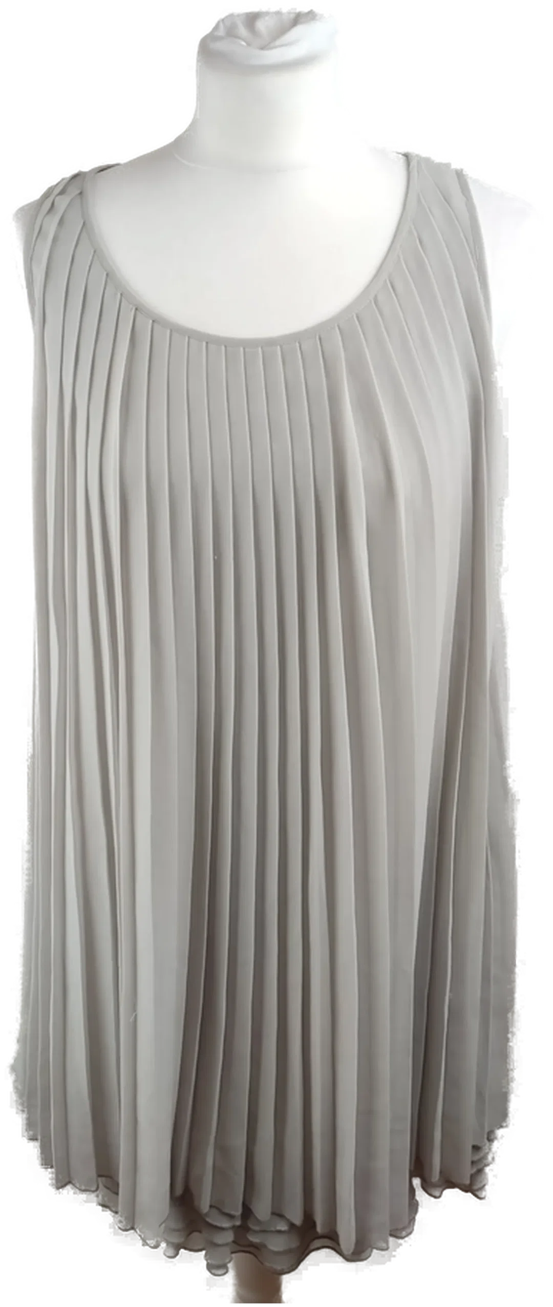 Vero Moda Kurzes Kleid In Hellgrau Mit Falten | Sommerlicher Stil – Bild 1