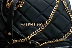 Mario Valentino Umhängetasche schwarz, gesteppte Chain Bag - Bild 2