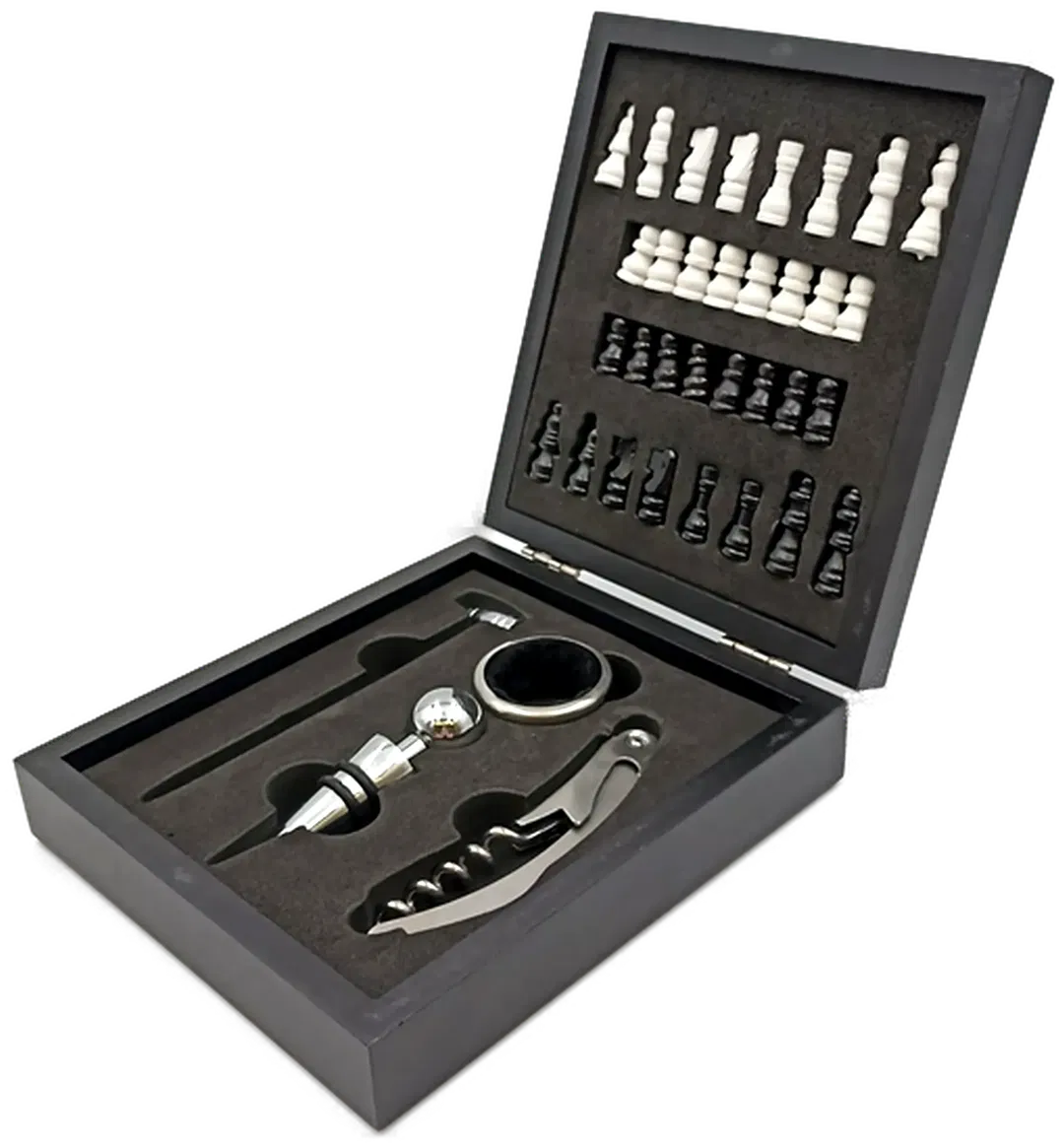 Inspirino GmbH Rajapack Schachspiel mit Weinzubehör - Bild 4