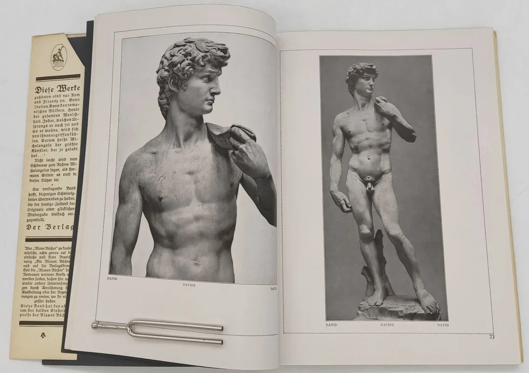 Buch/Bildband Michelangelo "Die Blauen Bücher" von 1941 – Bild 3
