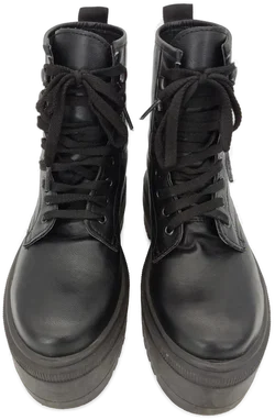 ASOS Damen Plateu-Boots , schwarz - Gr. EU 36 - Bild 3
