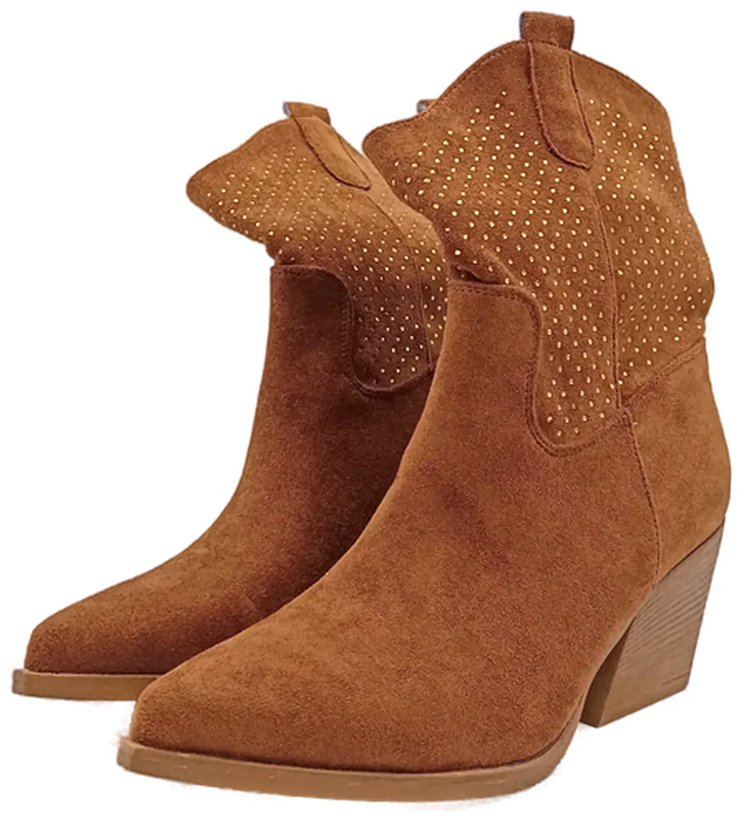 Dame Rose Westernstiefletten braun/glitzerdetails Gr. 37 – Bild 1