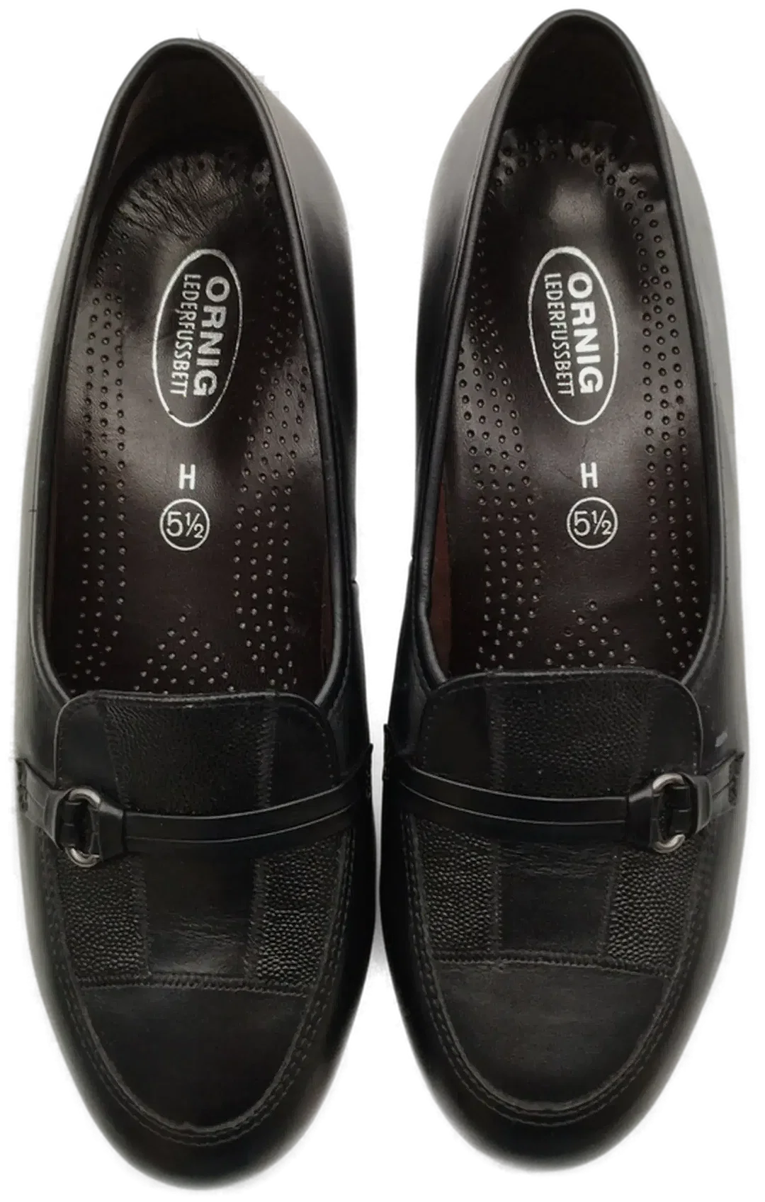 Damen Slipper Mit Absatz Marke Ornig Gr. 38,5 | Zeitloser Chic – Bild 3