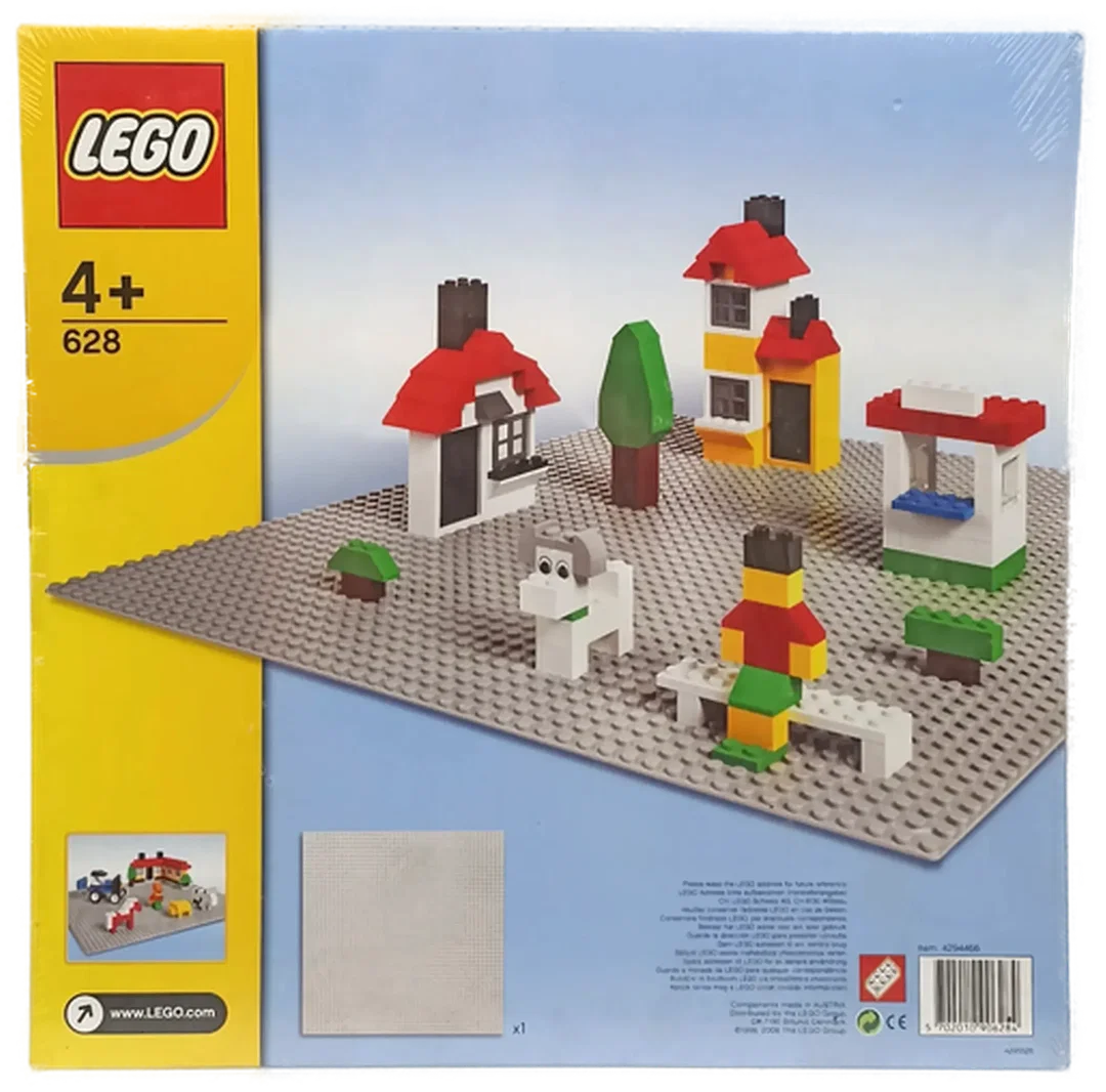 LEGO Classic 628 Große Bauplatte Grau 48x48 Noppen (OVP) – Bild 1