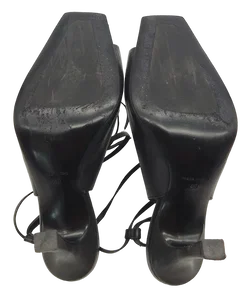COS Damen Schnürsandalen, schwarz - Gr. 40 - Bild 4