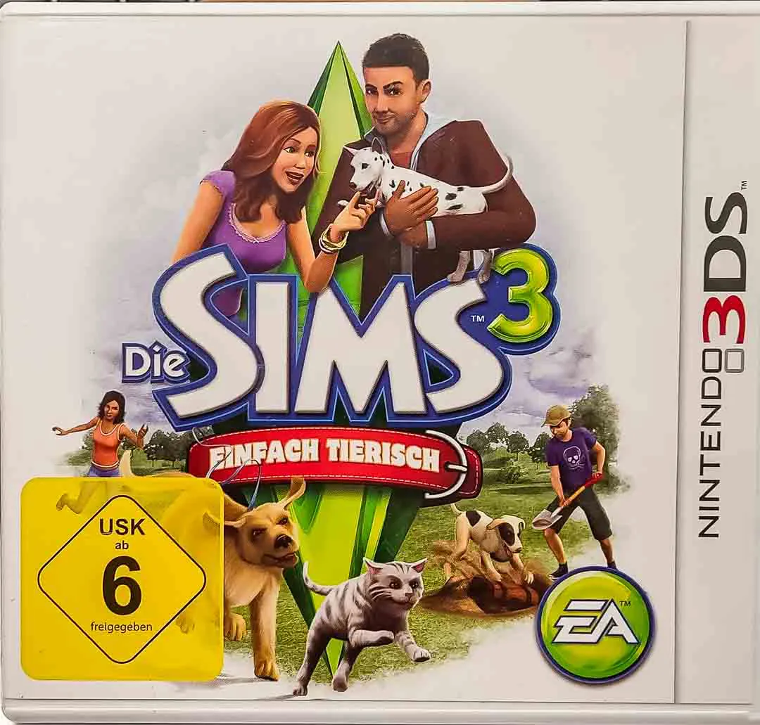 Die Sims 3: Einfach Tierisch Nintendo 3DS – Komplett in OVP – Bild 1