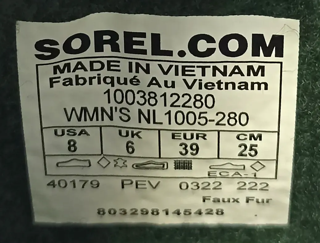 Sorel Damenwinterstiefel beige/schwarz Gr. 39 – Bild 8