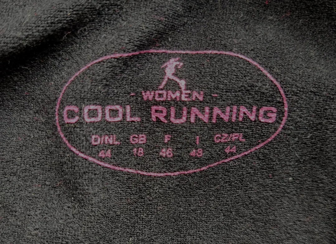 COOL RUNNING Damen Sporthose kurz schwarz gemustert - Gr. 44 – Bild 3