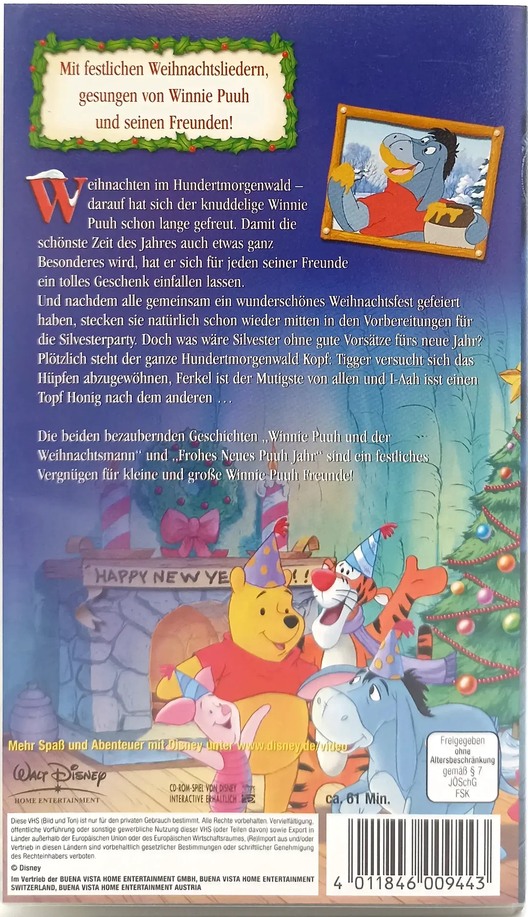 VHS "Winnie Puuh - Honigsüße Weihnachtszeit" – Bild 2